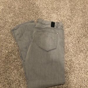 MENS PERRY ELLIS LIGHT GREY JEANS